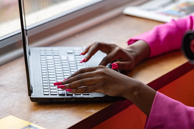 Job Search Strategies Laptop